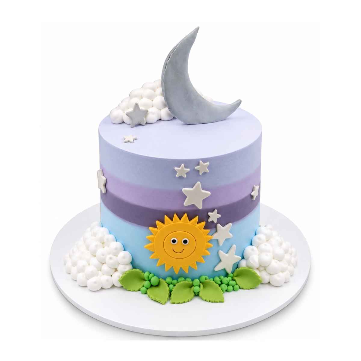 Moon and Sun Theme Cake