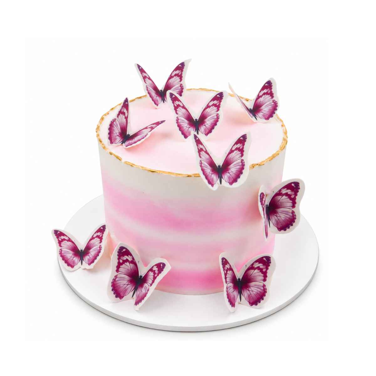 Pink Butterfly Cake