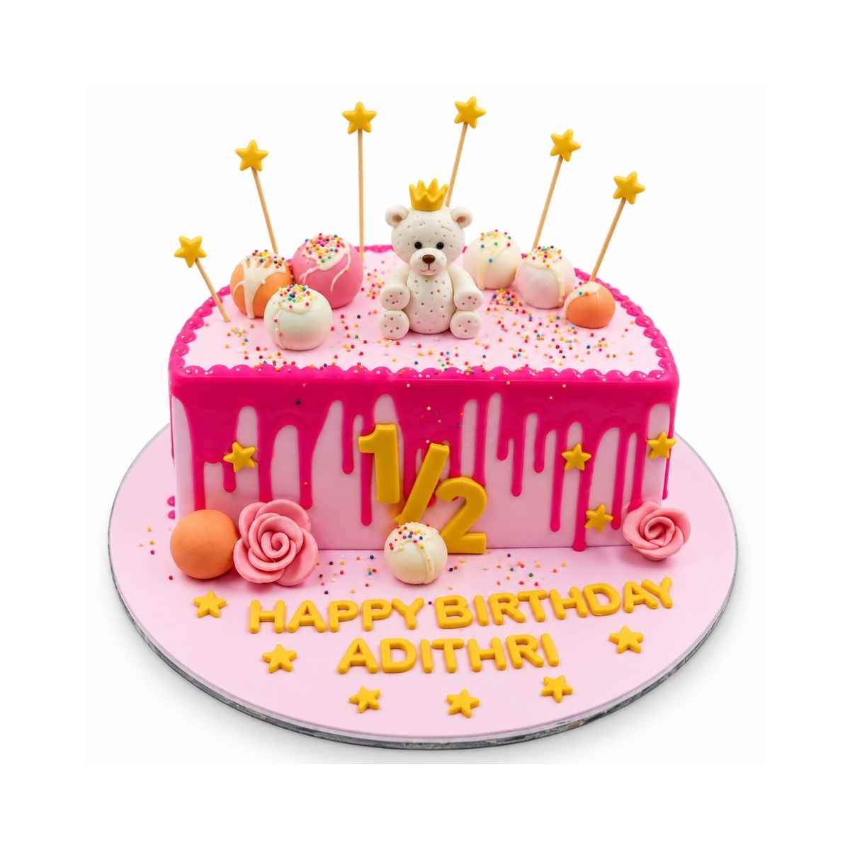 Teddy Bear 12 Birthday Cake