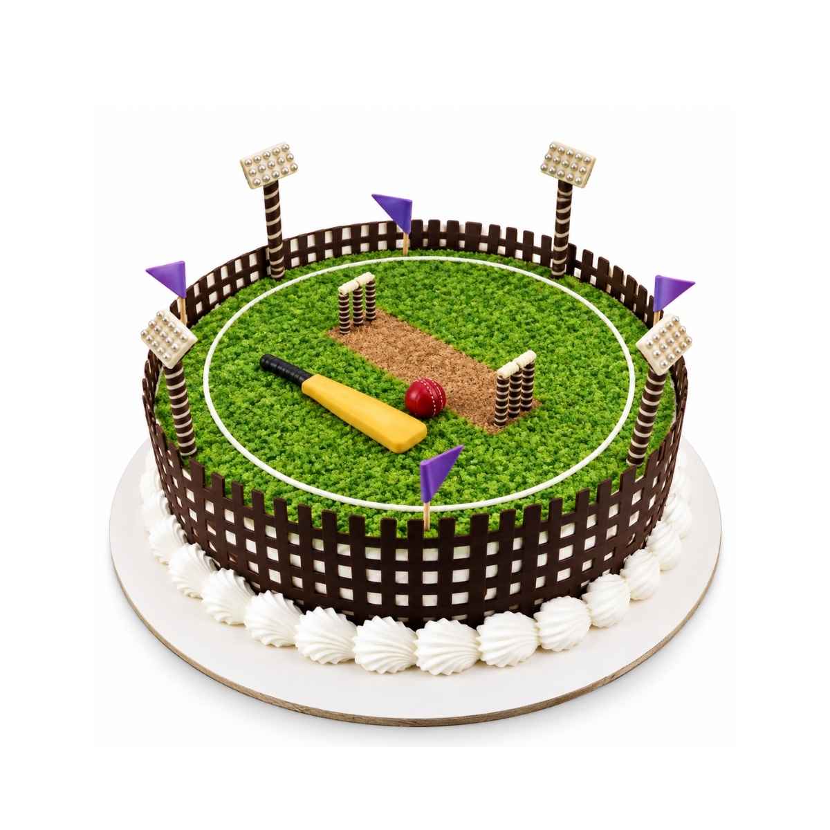 Cricket Stadium Cake