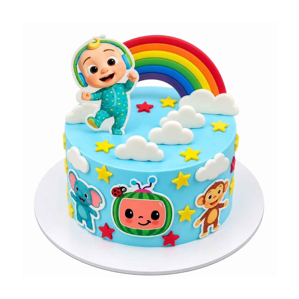 Baby Rainbow Character Cake