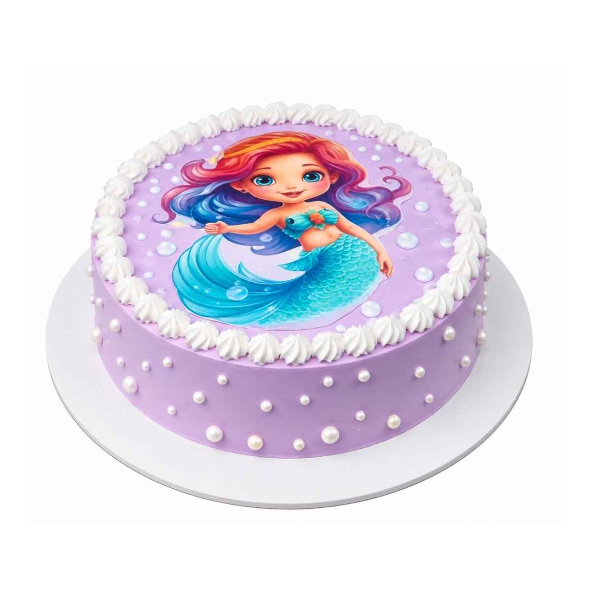 Mermaid Photo Cake